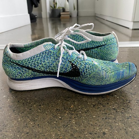 Nike Flyknit Racer Tranquil Blue Green (7.5W/6M) - Picture 3 of 3